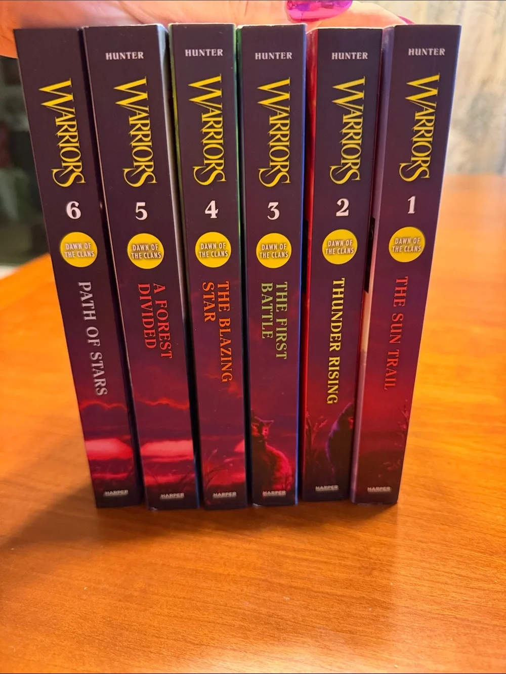 Warriors: Dawn of the clans, six books